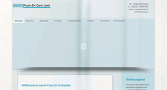 Desktop Screenshot of praxis-lenk.de